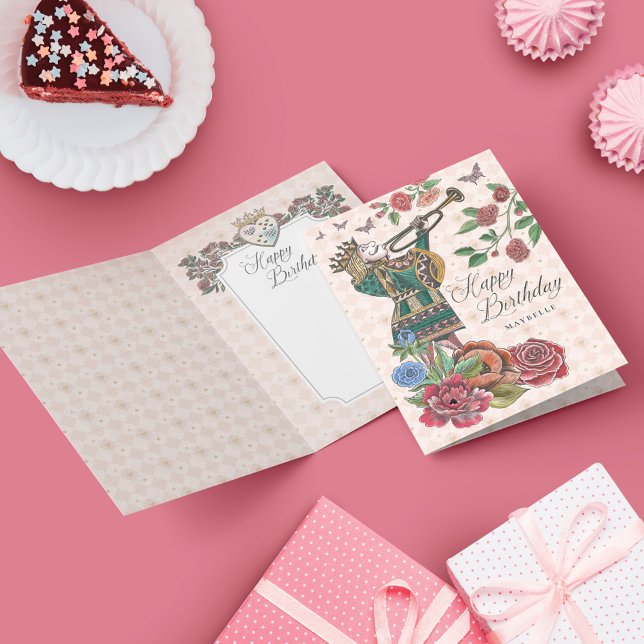 Cartão Alice no País das Maravilhas (Criador carregado)