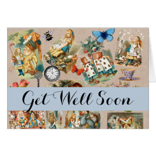 Cartão Alice no País das Maravilhas Cheshire Cat Caracter