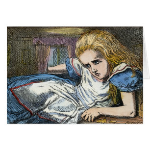 CARTÃO ALICE NO PAÍS DE AS MARAVILHAS