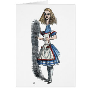 CARTÃO ALICE NO PAÍS DE AS MARAVILHAS