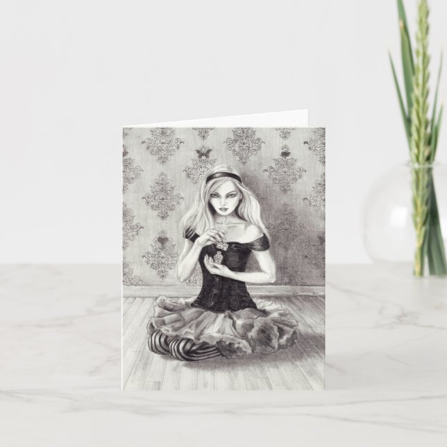 Cartão Alice - Notecard (Frente)