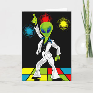 Cartão Alienígena do disco