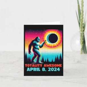 Cartão Alienígena Total de Eclipse Solar 4.08.2024 Roupa