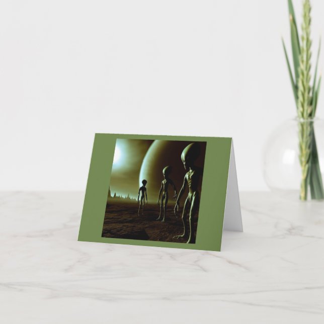 Cartão ALIENS de Cinzas SF 1 (Frente)