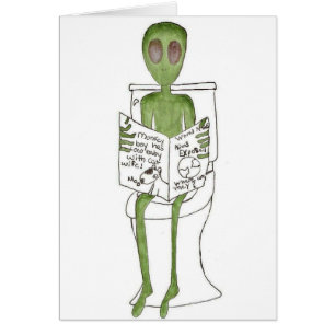 Cartão Aliens expor