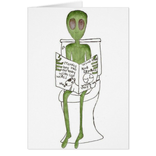 Cartão Aliens expor (Frente)