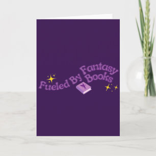 Cartão Alimentado Por Livros de Fantasia