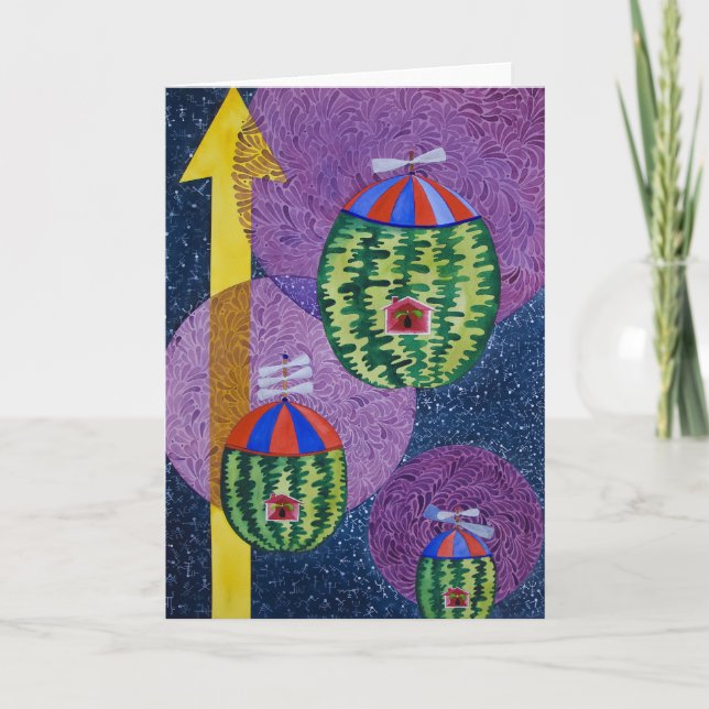 Cartão All Good Watermelon Go to Heaven (Frente)