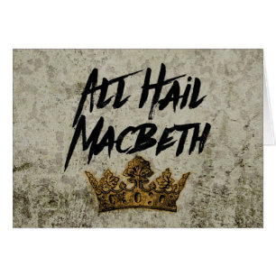 Cartão All Hail Macbeth