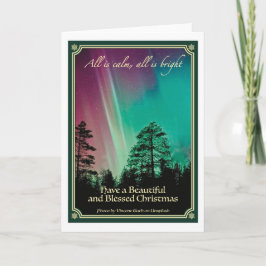 Cartão All is calm, all is bright