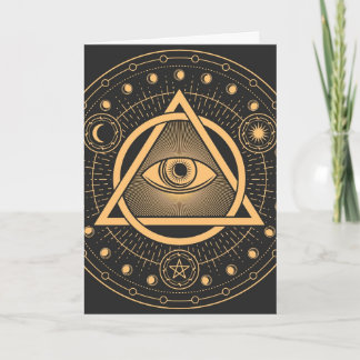 Cartão All Seeing Eye Blank