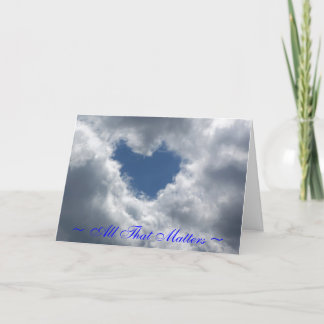 Cartão ~ All That Matters ~