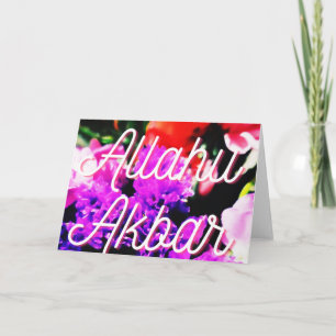 Cartão Allahu Akbar