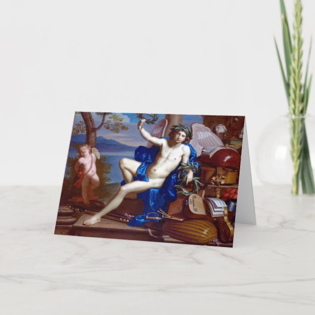 Cartão Allegory of Sacred and Profane Love Fine Art Card (Frente)