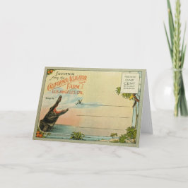 Cartão Alligadores da Califórnia