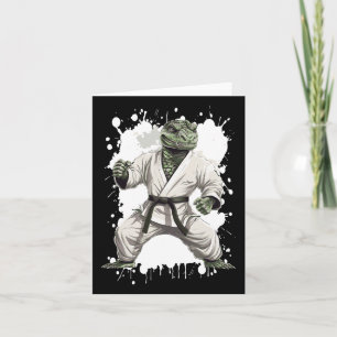 Cartão Alligator Karate Animal Fighter Judo