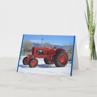 Cartão Allis Chalmers WD45 1955 Tractor Greeting Card
