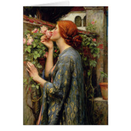 Cartão Alma da Rosa por John William Waterhouse