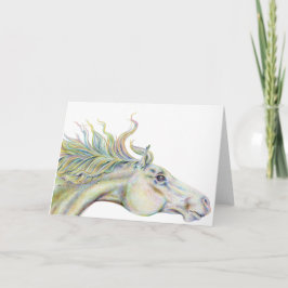Cartão Alma (Horse) Greeting Card