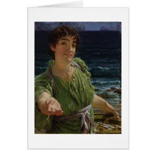 Cartão Alma-Tadema Una Carita, 1883