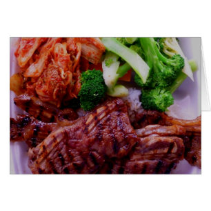 Cartão Almoço da placa