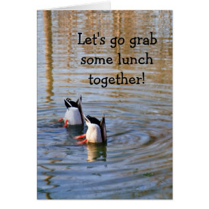 Cartão Almoço do Pato