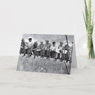 Cartão Almoço Em Um Arranha-Céu