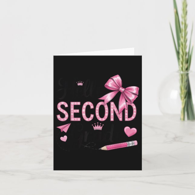 Cartão Alô, 2º ano, Coquette Te (Frente)