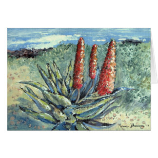 Cartão Aloés da montanha