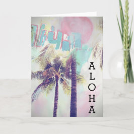 Cartão Aloha Greetings