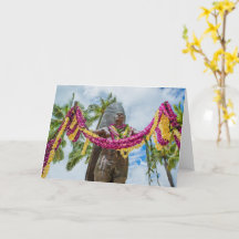 Aloha Greetings, Duke Kahanamoku Folded Note Card