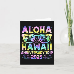 Cartão Aloha Hawaii, Aniversário de Viagem ao Casal de 20