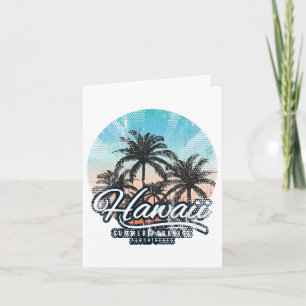 Cartão Aloha Hawaii Havaiano Figurino L