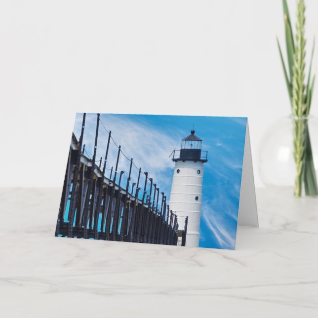 Cartão Along Manistee (Frente)