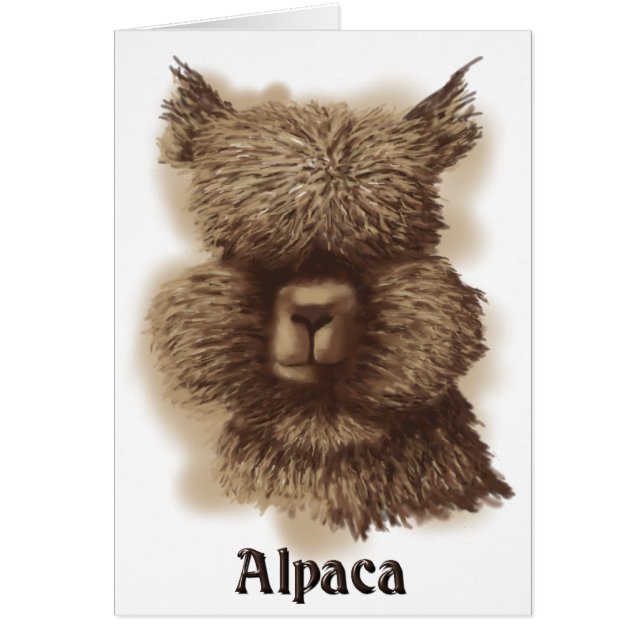 Cartão Alpaca (Frente)