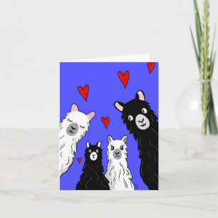 Cartão Alpaca LOVE