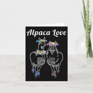 Cartão Alpacas Llama Casamento Noiva Casal Ama Marr