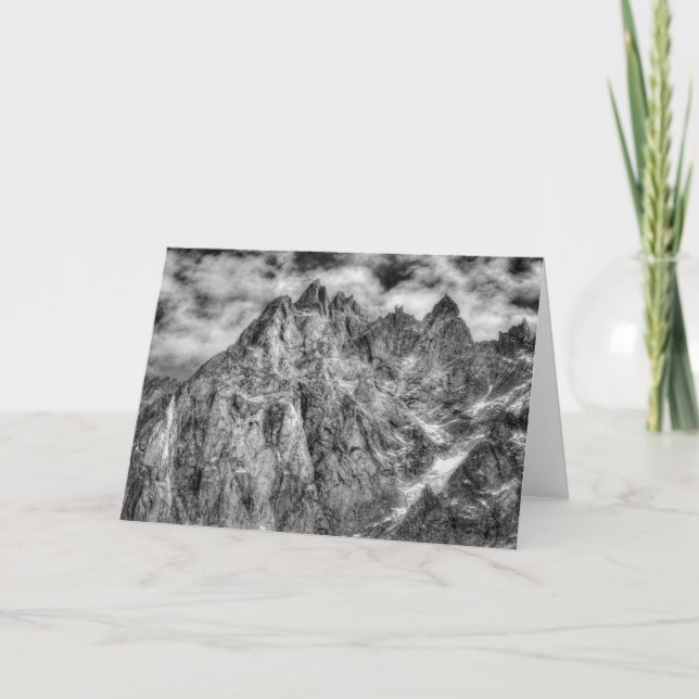 Cartão Alpes Franceses Chamonix (Frente)