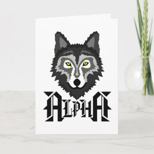 Cartão Alpha Wolf