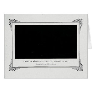 Cartão Alphonse Allais, April Fools, Black, Abstrato Art