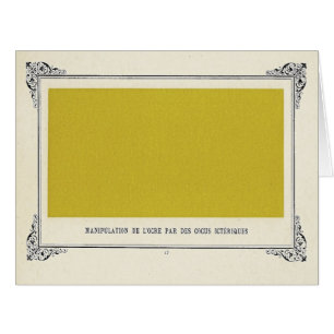 Cartão Alphonse Allais, April Fools, Yellow, Abstrato Art