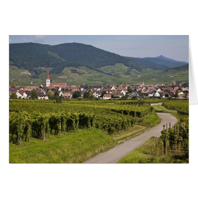 Cartão Alsace, França (Frente Horizontal)