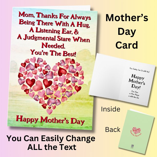 Cartão Alterar Texto, Obrigados Para Sempre Estar Lá, (Criador carregado)