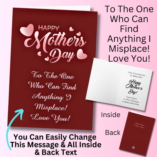 Cartão Alterar Texto, Um Que Pode Encontrar Qualquer Cois (Criador carregado)