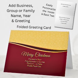 Cartão Alterar TODO O Texto Organização Festa de Natal