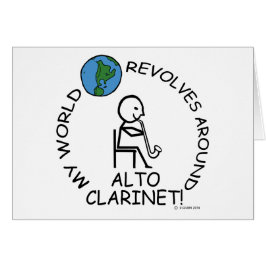 Cartão Alto Clarinet - O Mundo Revola-se