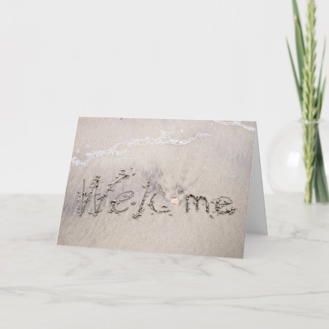 Cartão Aluguel de praia (Frente)