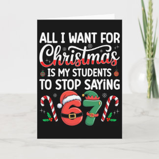 Cartão Alunos Dizendo 6-7 67 Seis Sete Professor Engraçad