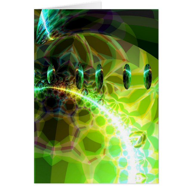 Cartão Alvorecer do tempo - o limão & o ouro emergem (Frente)