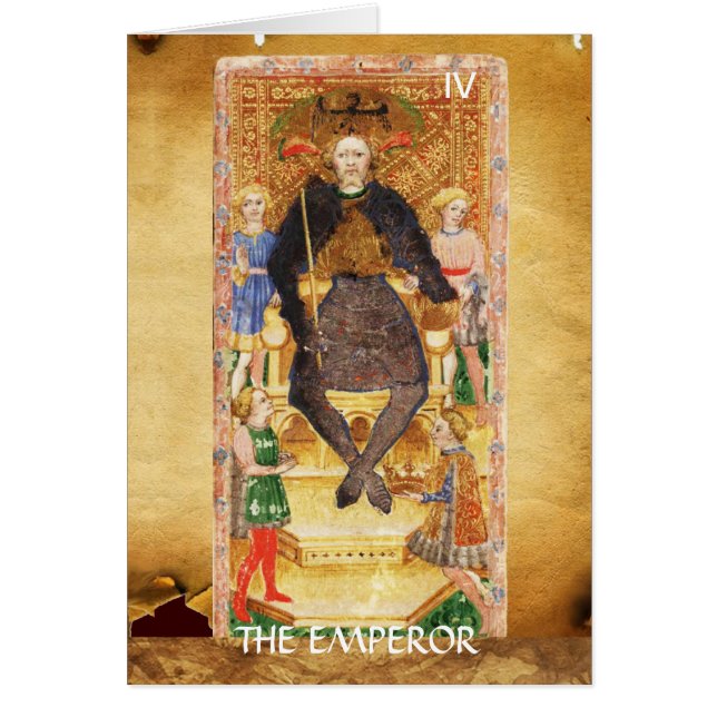 CARTÃO ALVOS DE RENASCIMENTO ANTICOS 4/O EMPERADOR (Frente)